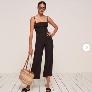 Reformation Black Jumpsuit